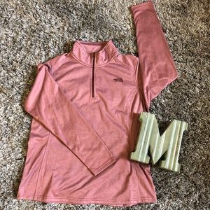 North Face Tech Glacier 1/4-Zip Fleece Pullover